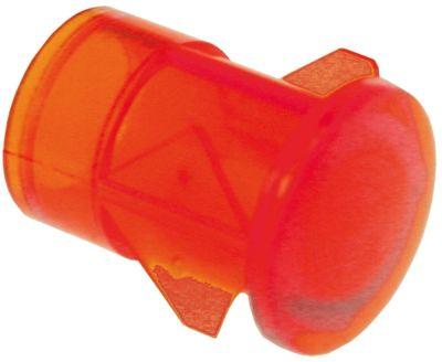 Signallampsfattning Monteringsmått ø12mm röd rund