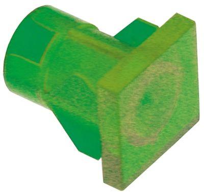 Signallampsfattning Monteringsmått ø13mm grön