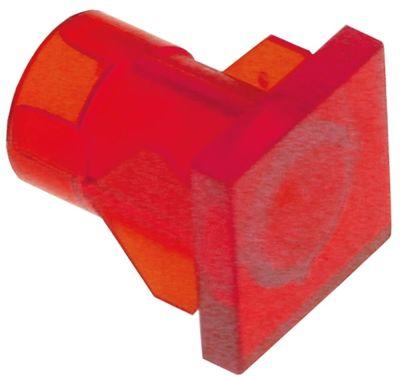 Signallampsfattning Monteringsmått ø13mm röd