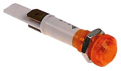 Signallampa ø 10mm 250V gul