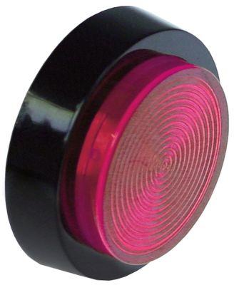 Signallampslins röd