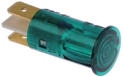 Signallampa ø 125mm 230V grön