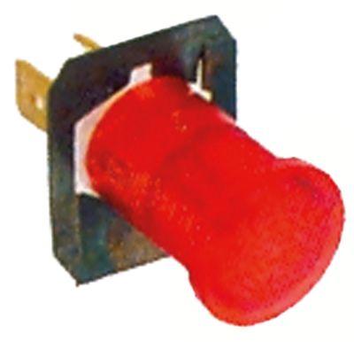 Signallampa ø 125mm 230V röd