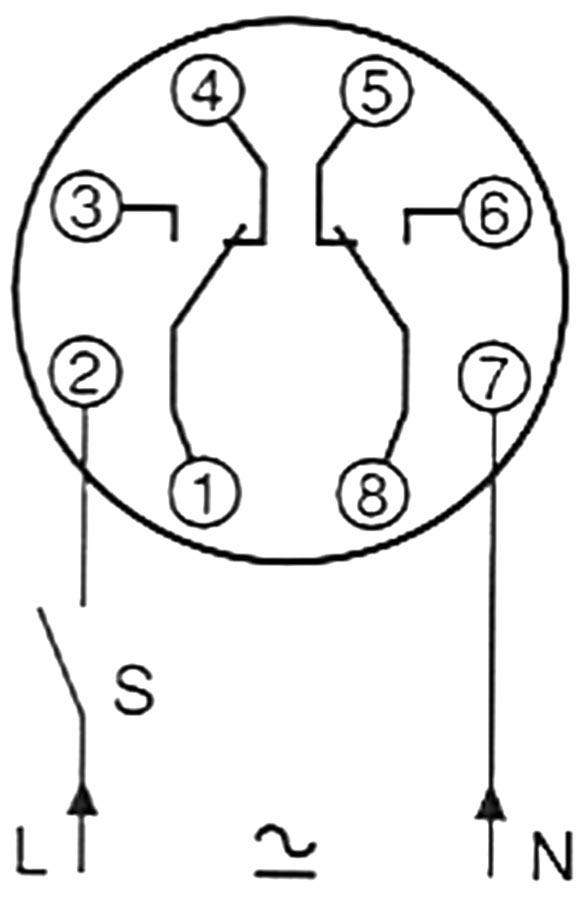 Time Relay hittar installationsdimensionerna 45x45mm tidsområde 0,05S-100H