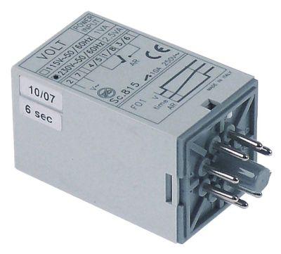 Time Relay CDC SC815 Tidsintervall 6S 230VAC 10Aconnection Plug-in Connection Round 8-POLE