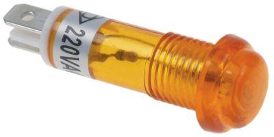 Signallampa ø 14mm 220V gul