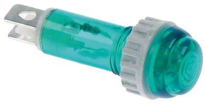 Signallampa ø 14mm 220V grön