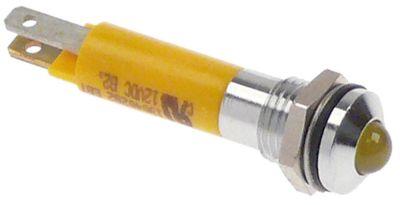 Signallampa Monterings-ø 8mm Anslutning F2,8x0,8