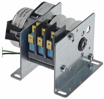 Programtimer R3/3 Chambers 3 Mognad 220/240V Axis Ø 6x6mm axellängd 44mm Guaitani 50/60Hz