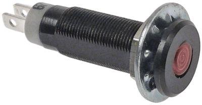 Signallampa Monterings-ø 8mm Anslutning F2,8x0,8