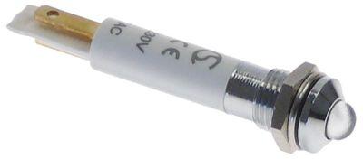 Signallampa Monterings-ø 8mm Anslutning F2,8x0,8