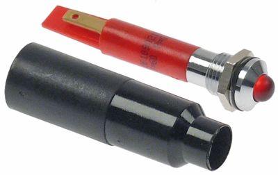Signallampa Monterings-ø 8mm Anslutning F2,8x0,8