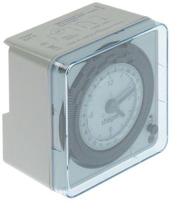 Timer Typ EH711 230V Monteringsmått 72x72mm HAGER