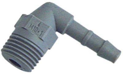 Slanganslutning Plastvinkeltråd M10x1 Slang Ø 4mm anslutning M10X1 VPE 1 st.
