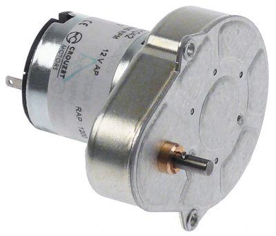 Drivmotor 12V Axel Ø 4mm typ 82841042 H 51mm L 65mm B 50mm för ugnscrouzetspänning DC