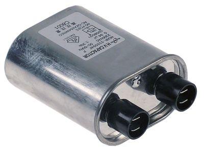 HV Chargor 94 µF 2300V Aluminiumansluning Flat Sticks 6,3 mm H 38mm L 94mm B 66mm