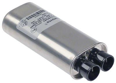 HV Chargor 115 µF 2100V Aluminiumansluning Flat Sticks 6,3 mm H 32mm L 138mm B 51mm