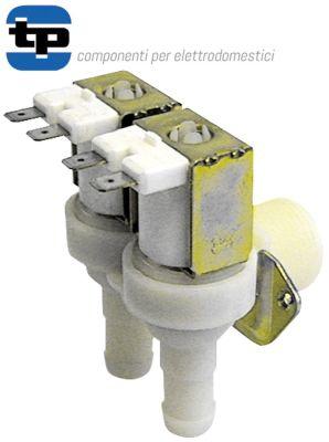Magnetevalte 2x Vinkelplast ingång 3/4 