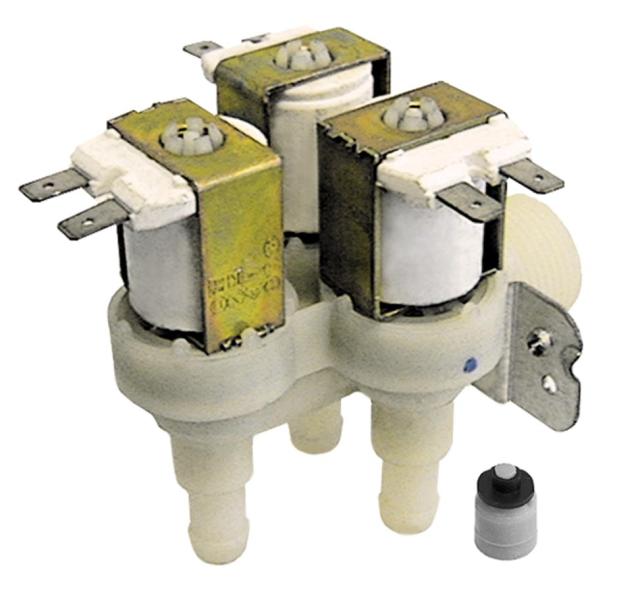 Magnetevall 3x Vinkelplast ingång 3/4 