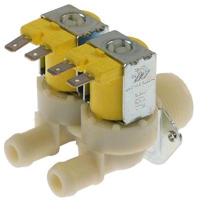 Magnetentil 2x rak plastingång 3/4 