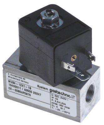 Solenoidventil 230VAC Inlet M12X1 OUTLET M12X1CONNECTION M12X1 L 52MM P MAX 0,36BAR P MIN 0BAR