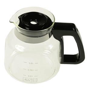 Glass Pot Melitta 1,25 L, svart