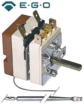 Thermostat T.Maks. 250 ° C 1-POLET 1NO 16A Känsla Ø 4mm Senses L 100mm kapillärrör 3150mm