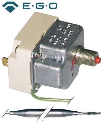 Säkerhetstermostatavkopplingsstam. 135 ° C 1-pol 10a Känn dig Ø 6mm Känn dig L 83mm kapillärrör