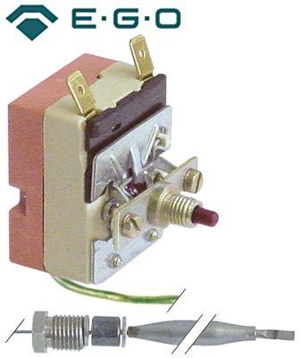 Säkerhetstermostatavkopplingsstam. 130 ° C 1-polet 16a känns Ø 6mm sinnen l 77mm kapillärrör