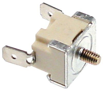 Kontakta termostat 1NO 10A 250V M4-anslutning F6.3 1-polig