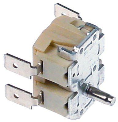 Kontakta Termostat -frånkopplingsstam. 63/80 ° C 2NC 16A DIGN Ø3,5 mm anslutning F6.3 2-polig