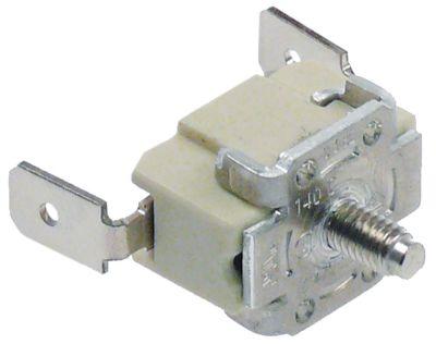 Kontakta Termostat -frånkopplingsstam. 140 ° C 1NC M4-anslutning F6.3 1-pol