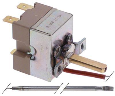 Termostat T.Max. 287 ° C 1-polig 1CO 16A-sond Ø 3mmmpobe l 180mm kapillärrör 1345mm