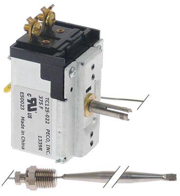 Termostat T.max. 191°C 1-polig 1NO Sond ø 8mm