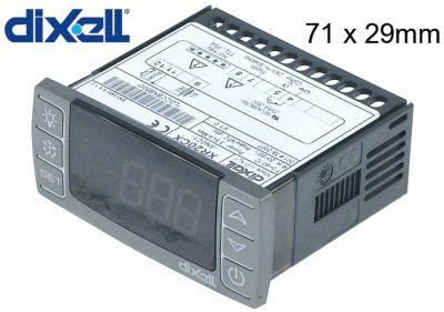 Elektronikstyrning Dixell XR20CX-5N0C1 pick-up dimensioner 71x29mm 230V spänning AC NTC/PTC
