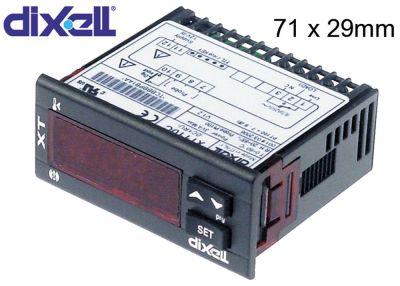 Elektronikjustering 12V Installationsdimensioner 71x29mm NTC/PTC/PT100/TC (J, K) Montering Byggd -in -version