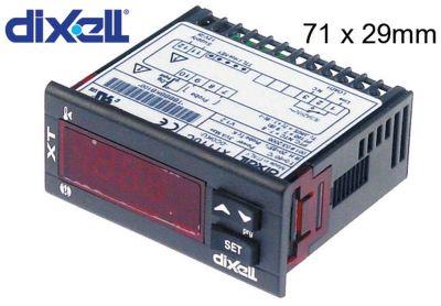 Elektronikjustering 12V Installationsdimensioner 71x29mm NTC/PTC/PT100/TC (J, K) Montering Byggd -in -version