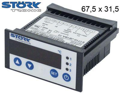 Elektronikregler 230V Installationsdimensioner 67,5x31,5mm PT100