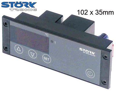 Elektronikregler 230V Installationsdimensioner 102,5x35mm PTC/PT100/PT1000