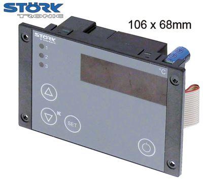 Elektronikjustering 230V Installationsdimensioner 106x68mm PTC/PT100 Montering Byggd -i version