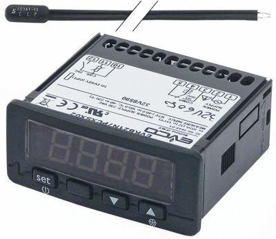 Elektronikreglering 230V Installationsdimensioner 71x29mm NTC/PTC -montering Byggd -in Version Reläutgångar 1