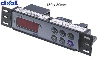 Elektronikreglering 230V Installationsdimensioner 150x30mm NTC/PTC -montering Byggd -i version Relä