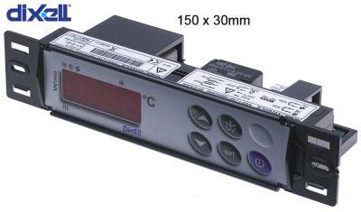 Elektronikreglering 230V Installationsdimensioner 150x30mm NTC/PTC -montering Byggd -i version Relä