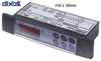 Elektronikreglering 230V Installationsdimensioner 150x30mm NTC/PTC -montering Byggd -i version Relä