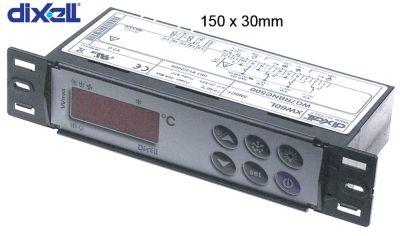 Elektronikreglering 230V Installationsdimensioner 150x30mm NTC/PTC -montering Byggd -i version Relä