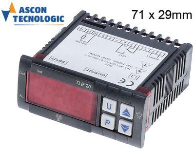 Elektronikreglering 230V Installationsdimensioner 71x29mm NTC/PTC -montering Byggd -in Version Reläutgångar 1