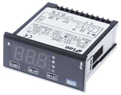 Elektronikregler 230V Installationsdimensioner 71x29mm NTC Montering Bull -Bolding Version