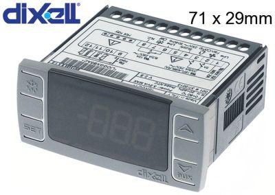 Elektronikreglering 230V Installationsdimensioner 71x29mm NTC-montering Inbyggd version XR06CX-5N0C1