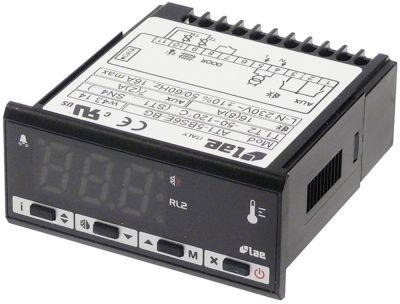 Elektronikjustering 230V Installationsdimensioner 71x29mm NTC/PTC -montering Byggd -in Version Reläutgångar 2