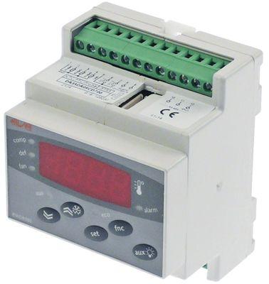 Elektronikreglering 230V Installationsdimensioner 70x85mm NTC/PTC Montering DIN -TRAIL Reläutgångar 2 - -